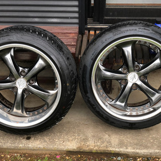 work VS-KF 17インチ 8j+22 2本セット pcd114.3 work 17インチ