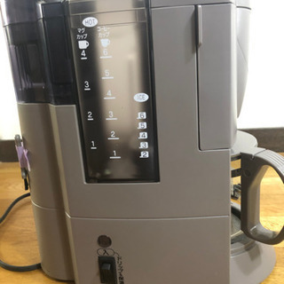 ZOJIRUSHI 珈琲通 コーヒーメーカー (ミルつき) 【カップ約1~6杯】 ハーブブラウン EC-VJ60-TDの画像