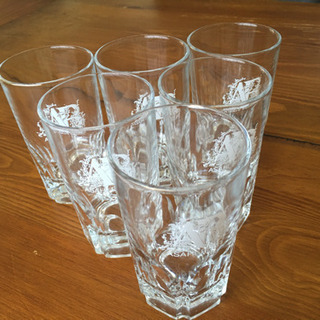 アサヒビールグラス(6個) 中古
