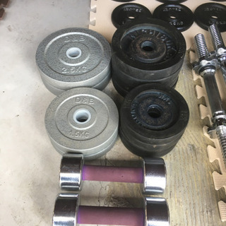 総重量190kg アイロテック　140kg ダンベル バーベルセット & 他の画像