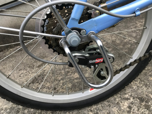 20インチ　折り畳み式自転車　6段式