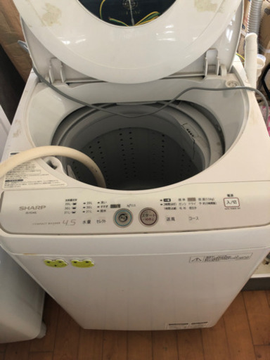 シャープ洗濯機　4.5リットル【話し中】