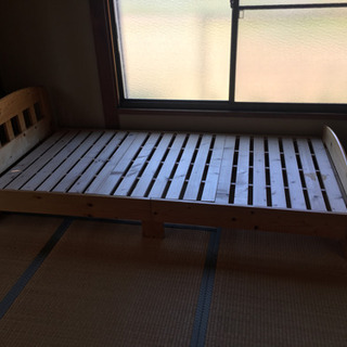 受け渡し者決定しています。　スノコベッドの画像