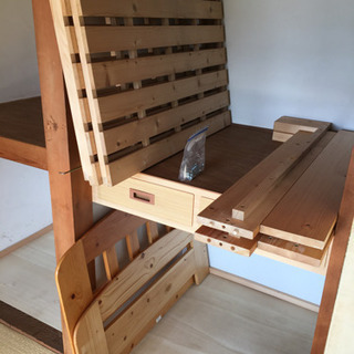 受け渡し者決定しています。　スノコベッドの画像