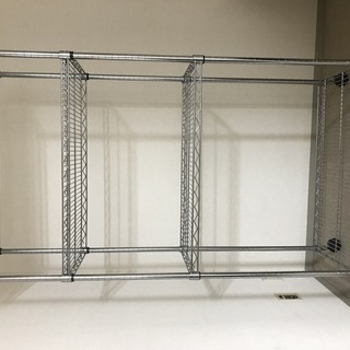 引取り限定　ルミナス　スチールシェルフ　キャスター付　スチール棚...