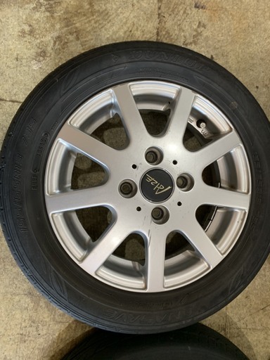 N-BOX タント ムーブ ミラ等 ALZE 13インチ 155/65R13 73S 4本セット 札幌発