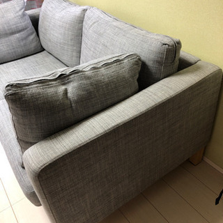 IKEAソファー　グレー　引き取り限定の画像
