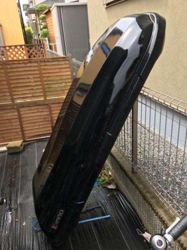 車用イノールーフBOX荷物結構はいります。