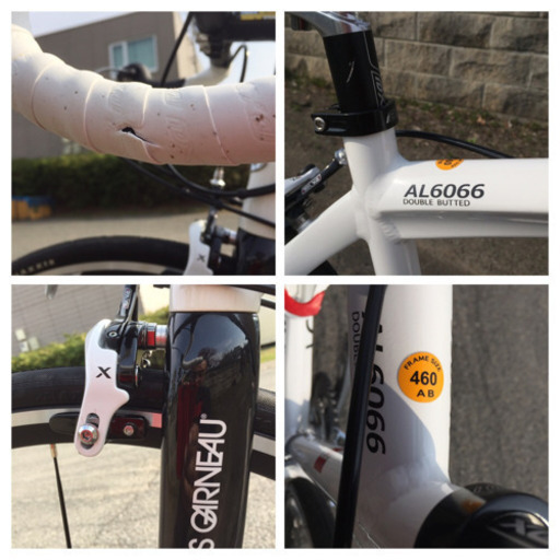 超美品  新車時12万  バイク ルイガノ LOUIS GARNEAU  CTR  AL6066  販売証明書