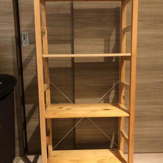 Muji定番パイン材ユニットセルフ奥行２５cmタイプの画像