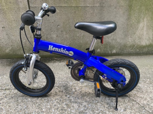 へんしんバイク　12インチ　青色
