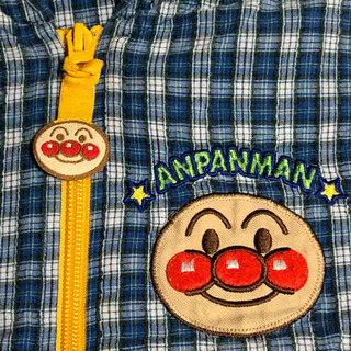 値下げ★美品【95】アンパンマン 薄手コットンパーカーの画像