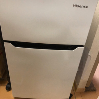 2018年モデルHR-B95A-W 冷蔵庫 ホワイト [2ドア /右開きタイプ /93L][HRB95A_W] の画像