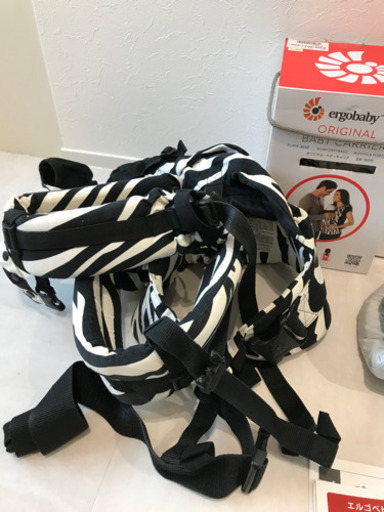 【ありがとうございました】エルゴゼブラ柄抱っこ紐&インサート