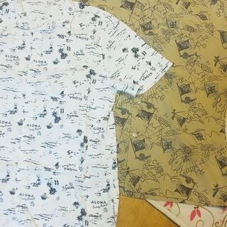 ≪McGEORGE≫&≪H&M≫半袖絵柄シャツ 二枚セット（M）