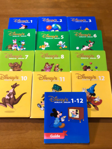 ディズニーの英語システム　未開封のアイテムあり