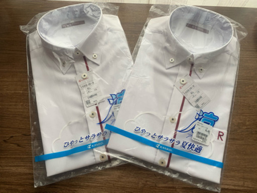 【新品未開封】立命館慶祥中学校制服女子ブラウス2枚