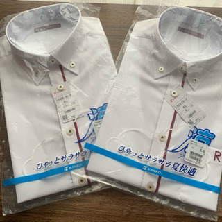 【新品未開封】立命館慶祥中学校制服女子ブラウス2枚