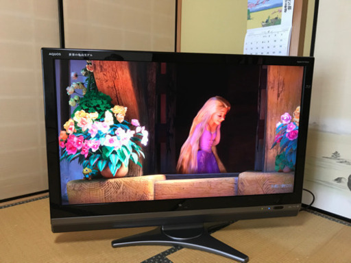 AQUOS 46型ブルーレイ内蔵テレビ　引渡し予定者あり。