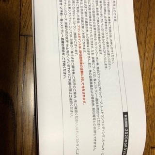 西武ホールディングス　株主　優待券の画像