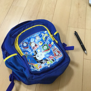 値下最終価格！　機関車トーマス　リュック　今日洗いました！