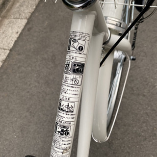 無印良品　26型フル装備自転車　ベージュの画像