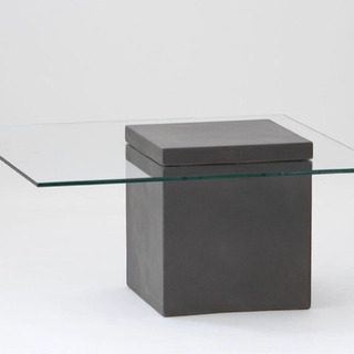 モデルルーム展示品】Flying table ガラス コンクリート ローテーブル
