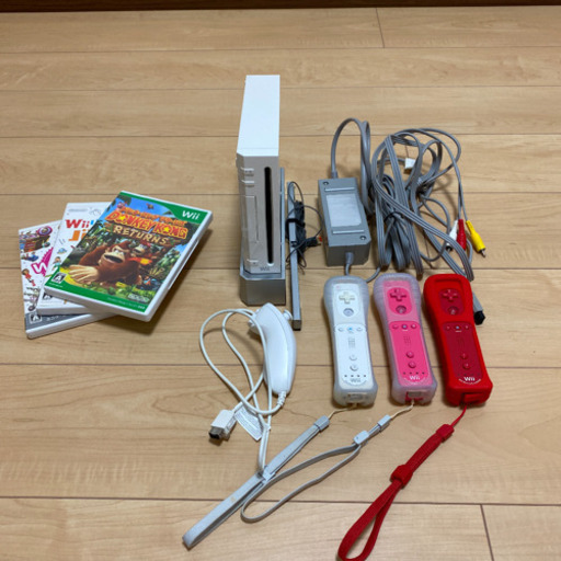 任天堂wii ソフト3個　コントローラー3個