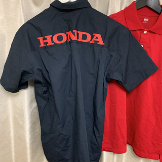 GU ホンダ　HONDA シャツ　ユニクロポロシャツ　シャツ　セーターの画像