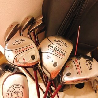callaway  ピンク/ ゴルフセット+ゴルフバッグ、クラブ...