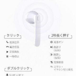 ワイヤレス イヤホン【2019最新左右独立作動型】の画像