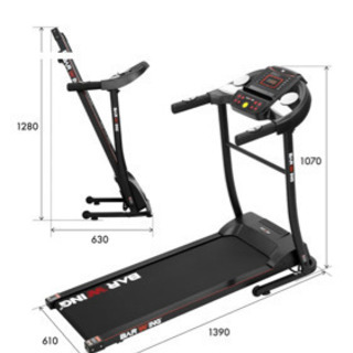 電動ルームランナーBARWING12km/hタイプ 家庭用 室内 ランニングマシン