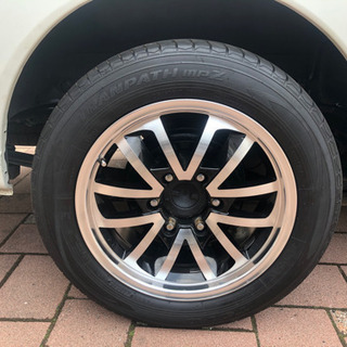 値下げ】215/60R17 6穴 ハイエース.キャラバンに タイヤ、アルミ セット