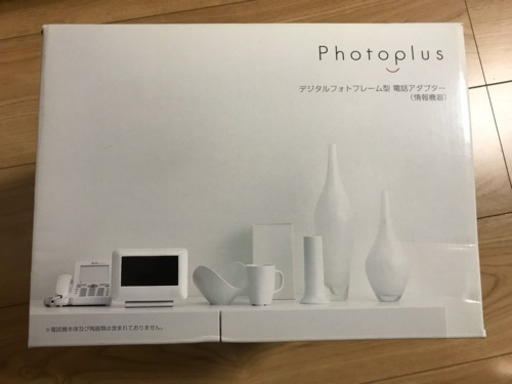 新品　デジタルフォトフレーム　電話アダプター
