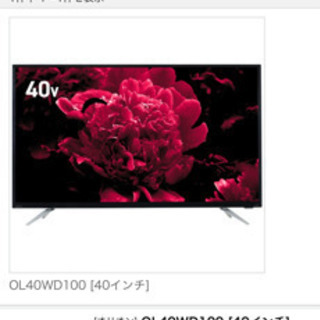 40型　orion テレビ　わけあり
