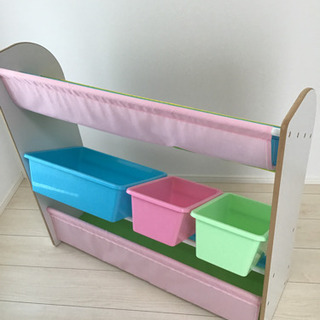 子供部屋おもちゃ収納・トイボックス・本棚の画像