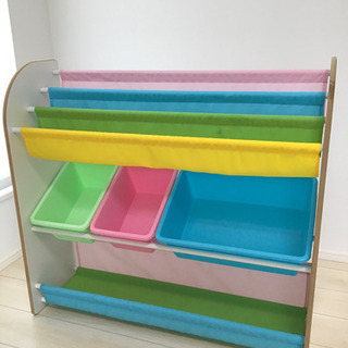 子供部屋おもちゃ収納・トイボックス・本棚の画像