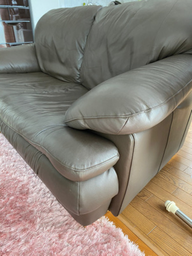 本革2人掛けソファー