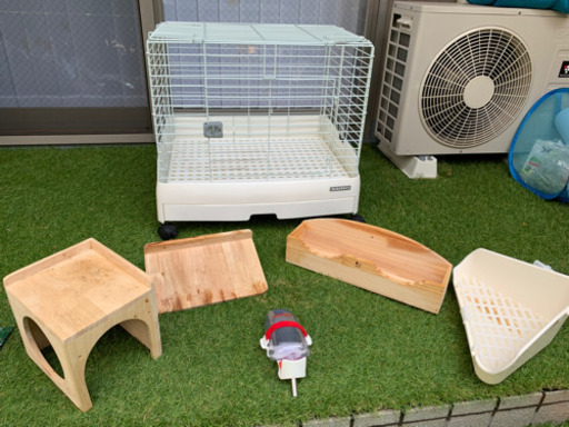 ウサギ　ペットケージ　フルセット