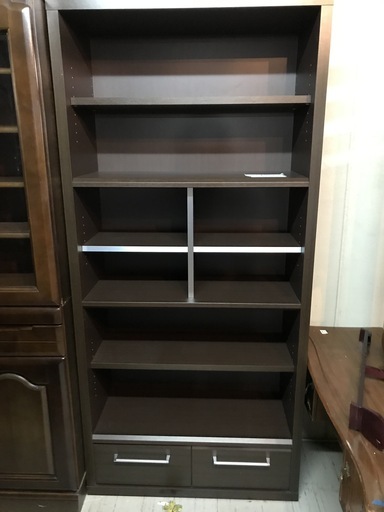 JF00414　ニトリ　本棚　棚　ブラウン　茶色