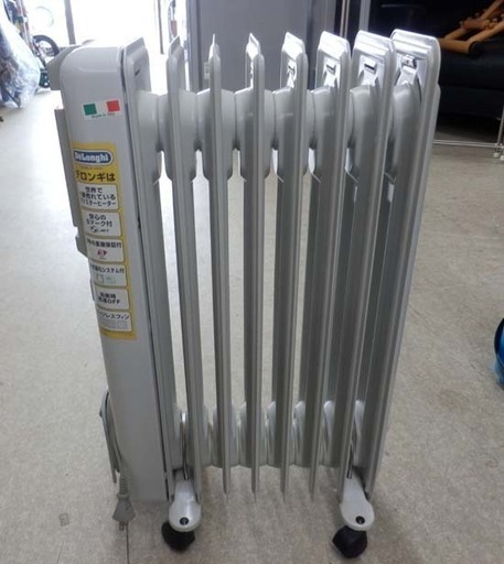 オイルヒーター デロンギ 8枚フィン DHP-1001 DeLonghi ラジエーターヒーター 暖房 電気 ペイペイ対応 札幌市西区西野