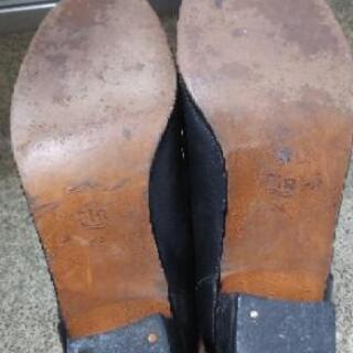 黒ローファー 24cm Finの画像