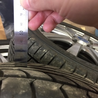 ワゴンRなどの軽自動車　タイヤ＆ホイール　165/55Ｒ14　4本　8部山　日本製タイヤ