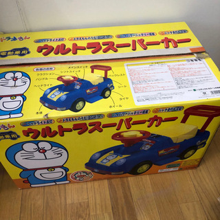 ジャンク品✨ドラえもん スーパーカー✨アダプタなし◎乗用玩具　子...