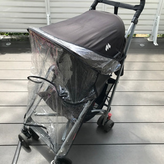 ベビーカー　MACLAREN レインカバー付きの画像
