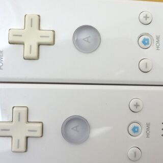 Nintendo Wii用コントローラー2個セット RVL-003 白 ホワイト コントローラ controller 任天堂 ウィー (家庭用ゲーム機 テレビゲーム Video Game TV wii) の画像