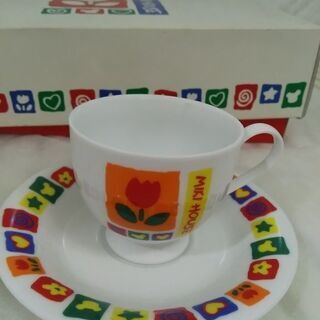 値下げ。ミキハウス　カップ＆ソーサーセット