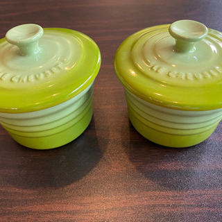 ル・クルーゼ（Le Creuset） ラムカンS グリーン フタ...