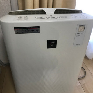 売約済　フィルター2種類新品に差し替えてお渡しします。シャープ加湿空気清浄機 コメント詳細確認願いますの画像
