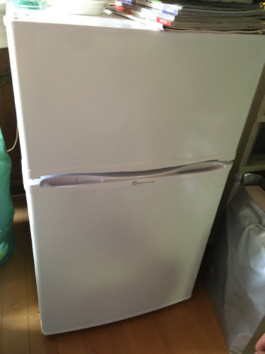 2018年製 ホワイト 90L TOHOTAIYO 2ドア冷蔵庫 90L TH-90L2